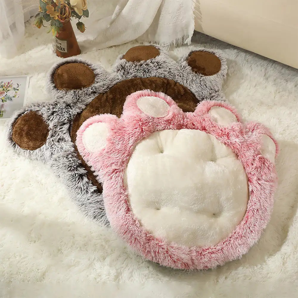 Bear Paw Plush Fluffy Comfortable Large Space Pet