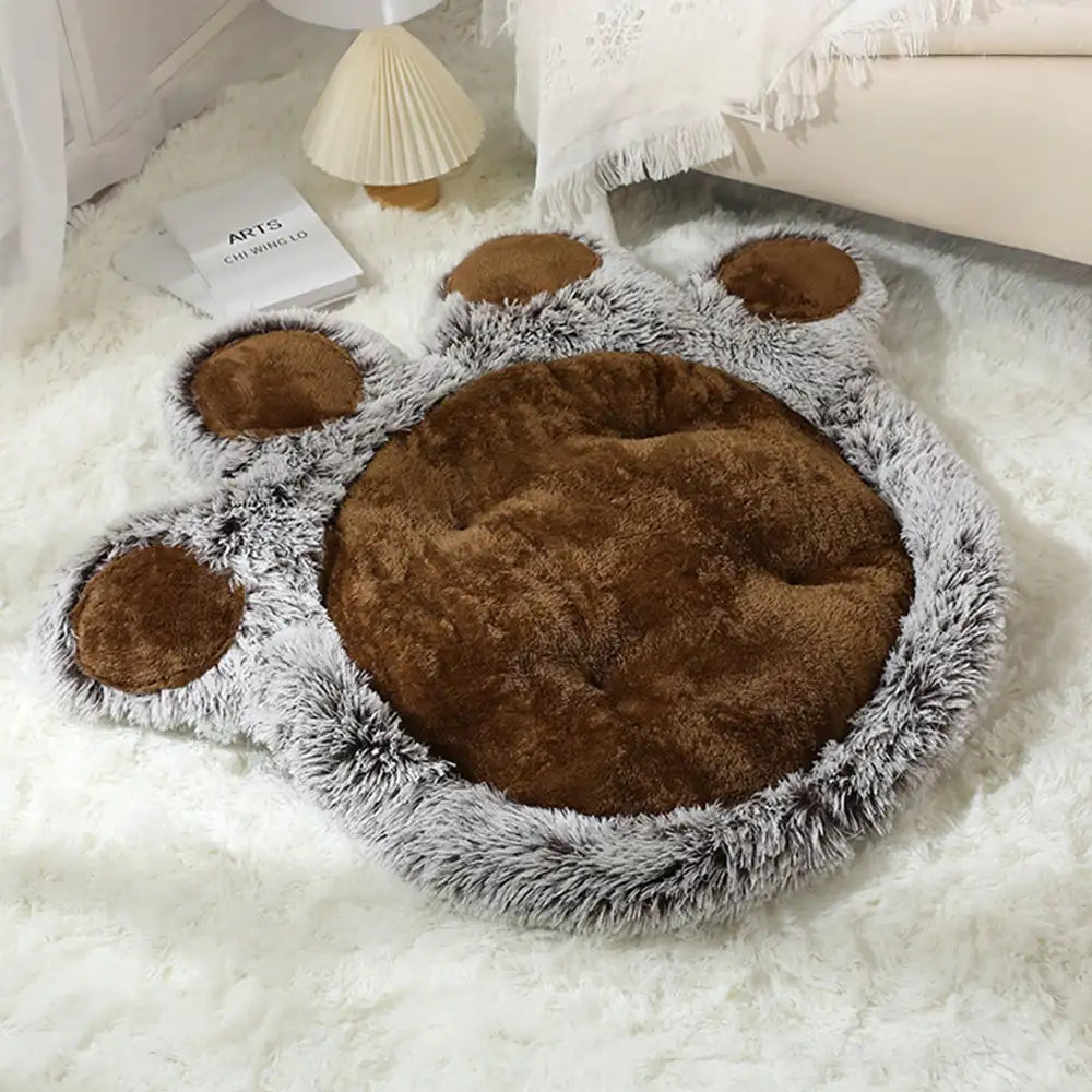 Bear Paw Plush Fluffy Comfortable Large Space Pet