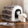 Cave-Style Warm Deep Sleeping Snug Cat Cave Dog Ho