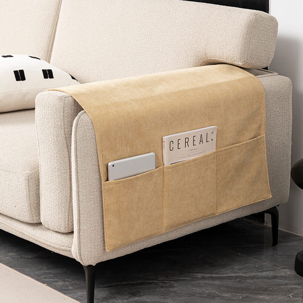 Chenille Anti-Scratch Sofa Armrest Cover Magazine