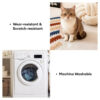 Colorful Color-Blocked Anti-Scratch Plush Sofa Pro
