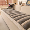 Comfort Plush Thickened Striped Non-Slip Couch Cov