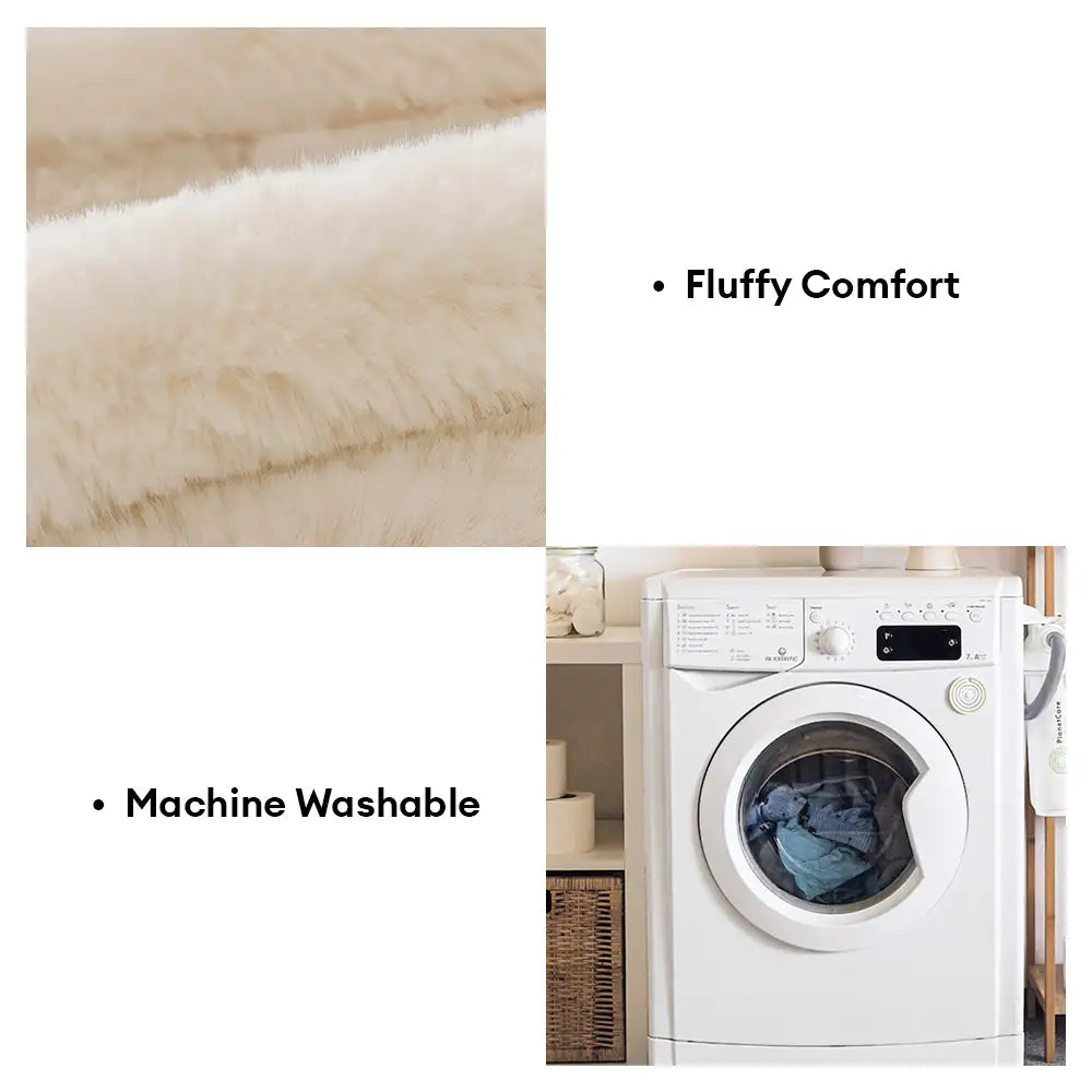 Fluffy Comfort Plush Furniture Protection Decorati