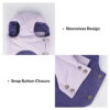 Functional Color-Block Dual-Sided Reversible Wear