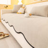 Minimalist Herringbone Chenille Non-Slip Wavy Edge