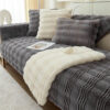 Modern Comfortable Faux Rabbit Fur Anti-Slip Couch