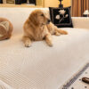 Modern Stripe Chenille Scratch-Resistant Sofa Prot
