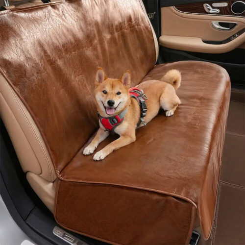 Pet Friendly Faux Leather Car Seat Mask - Waterpro