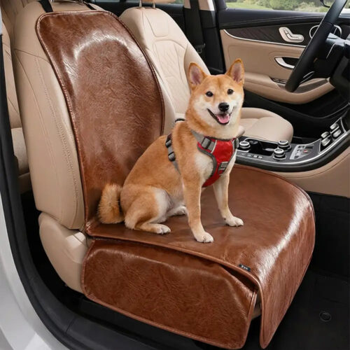 Pet Friendly Faux Leather Car Seat Mask - Waterpro