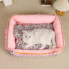 Pink Leopard Print Removable And Washable All-Seas