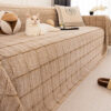 Plush Quilted Classic Checkered Comfortable Thicke