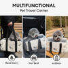 Portable Travel Faux Leather Waterproof Center Con