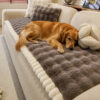 Soft Faux Rabbit Plush Thick Skin-Friendly Non-Sli