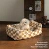 Stylish Checkerboard Warmth Removable Washable  Do
