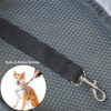 Stylish Portable Mesh PU Leather Dog & Cat Carrier