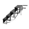 Travel Portable Foldable 4-Steps Non-Slip Dog Car