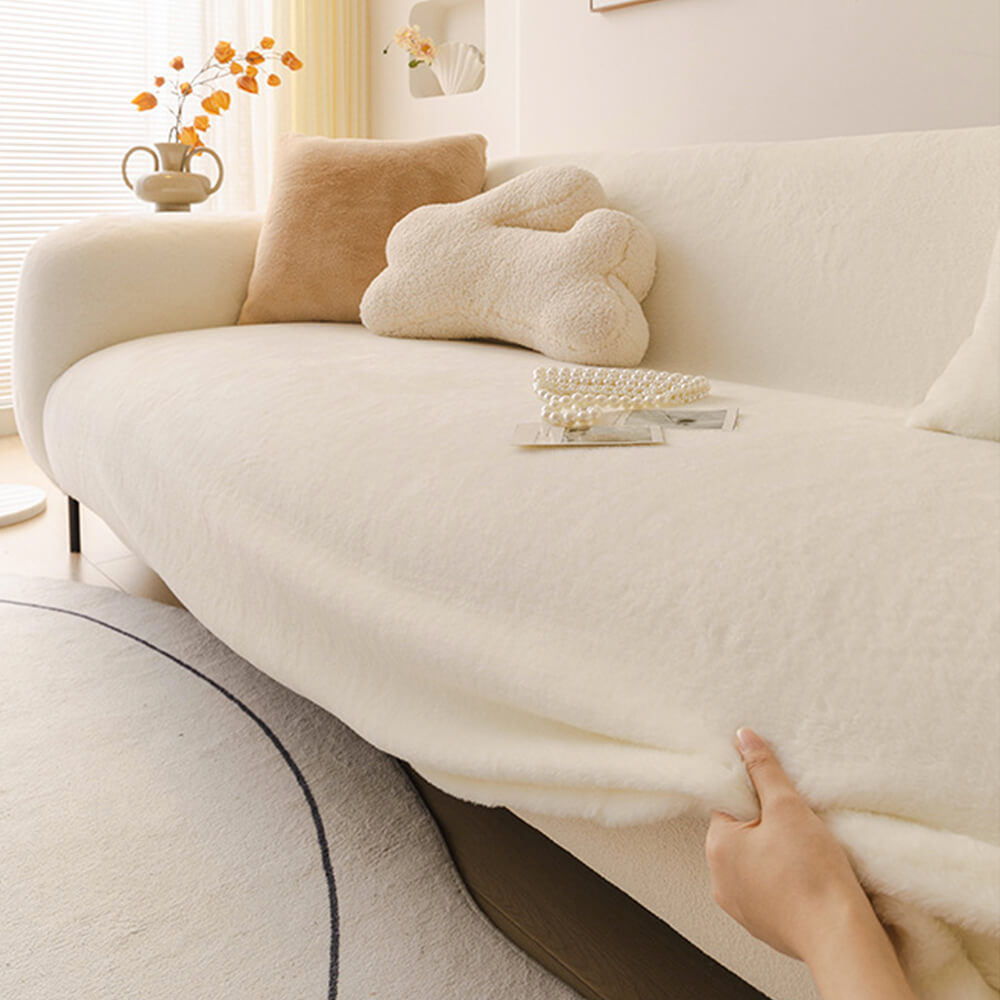 Ultra Soft Skin Friendly Plush Full Coverage Sofa