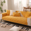 Velvety Soft Short Plush Modern Interiors Couch Co