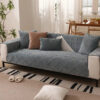 Velvety Soft Short Plush Modern Interiors Couch Co