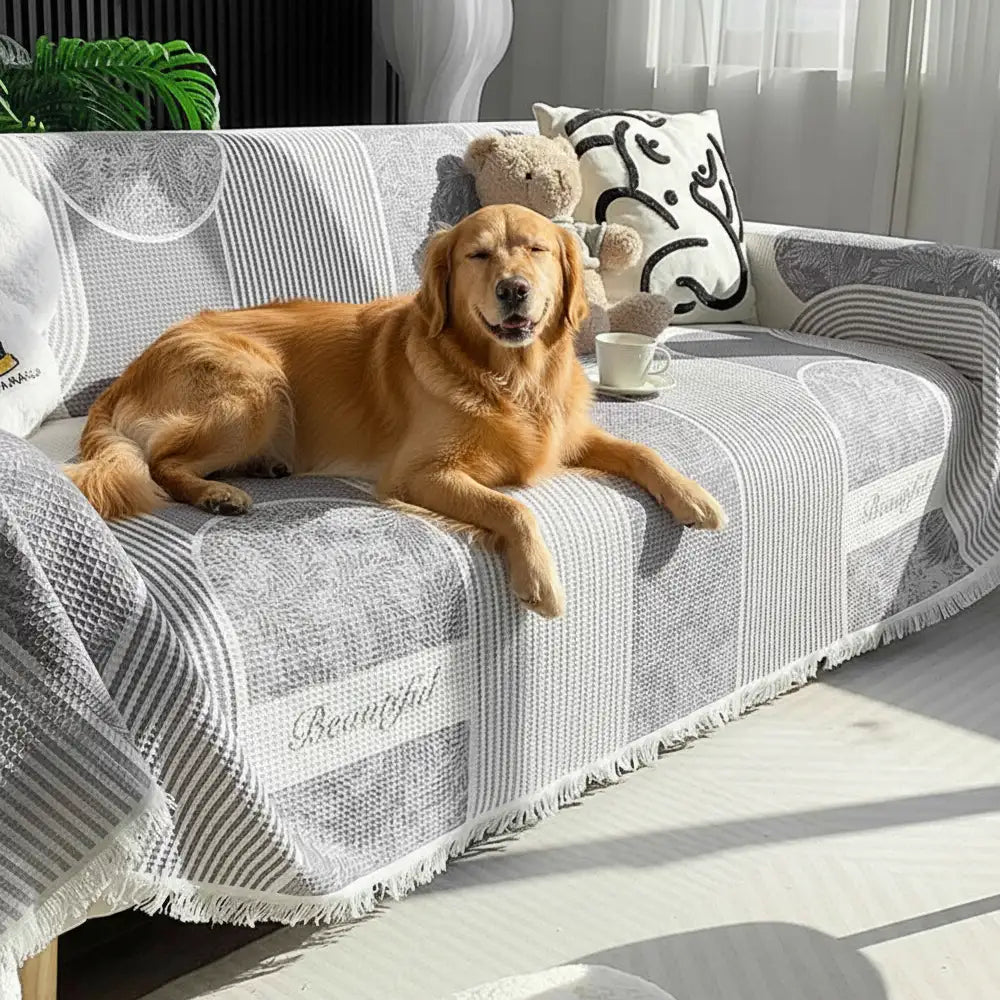 Waffle Texture Fabric Breathable Skin-Friendly Fur