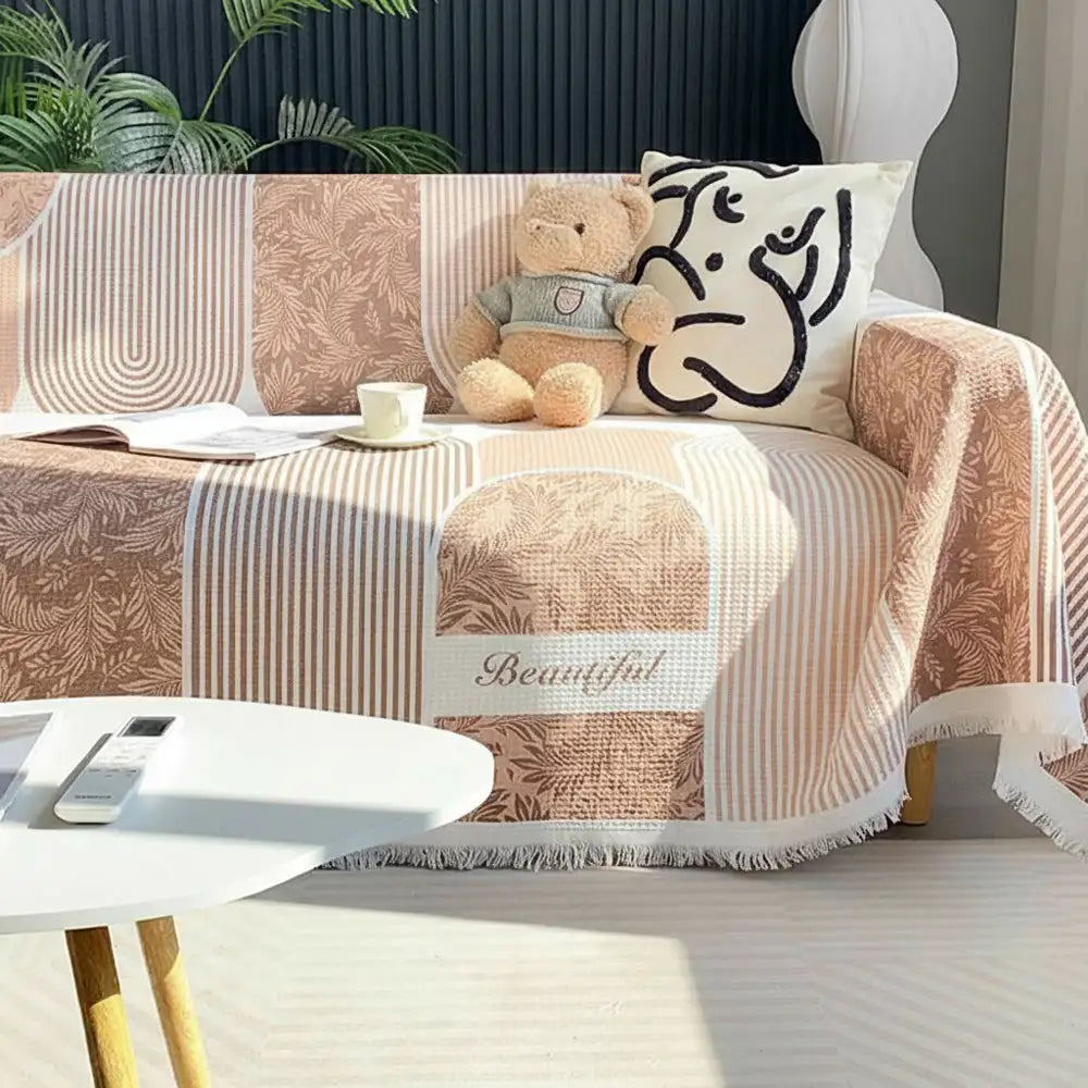 Waffle Texture Fabric Breathable Skin-Friendly Fur
