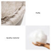 Calming Plush Semi-Enclosed Pet Nest Pita Bed For 
