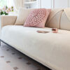 Chenille Anti-Slip Butterfly Pattern Morandi Color