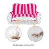 Trendy Striped Faux Lambswool Double Layer Dog & C