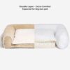 Deluxe Flannel Double-Layer Orthopedic Dog Sofa Be