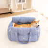 Portable Leisure Outing Pet Bolster Large Dog Car