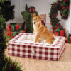 Festive Classic Tartan Cozy Dog Anti-Anxiety Calmi