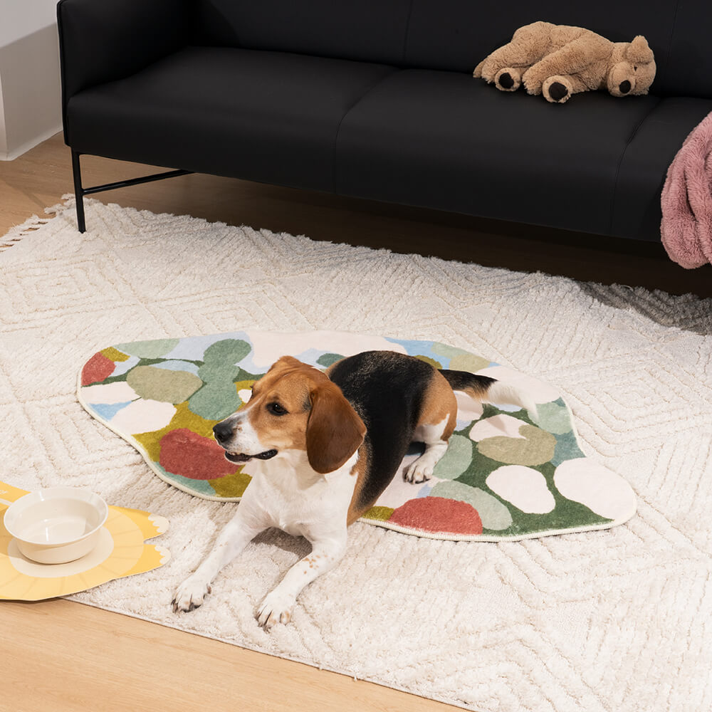 Greenery Forest Heterotype Plush Carpet Pet Mat Pe