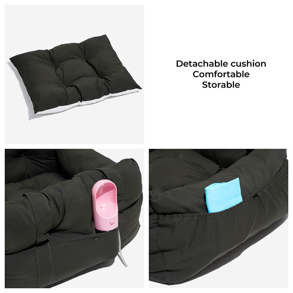 Portable Leisure Outing Pet Bolster Large Dog Car