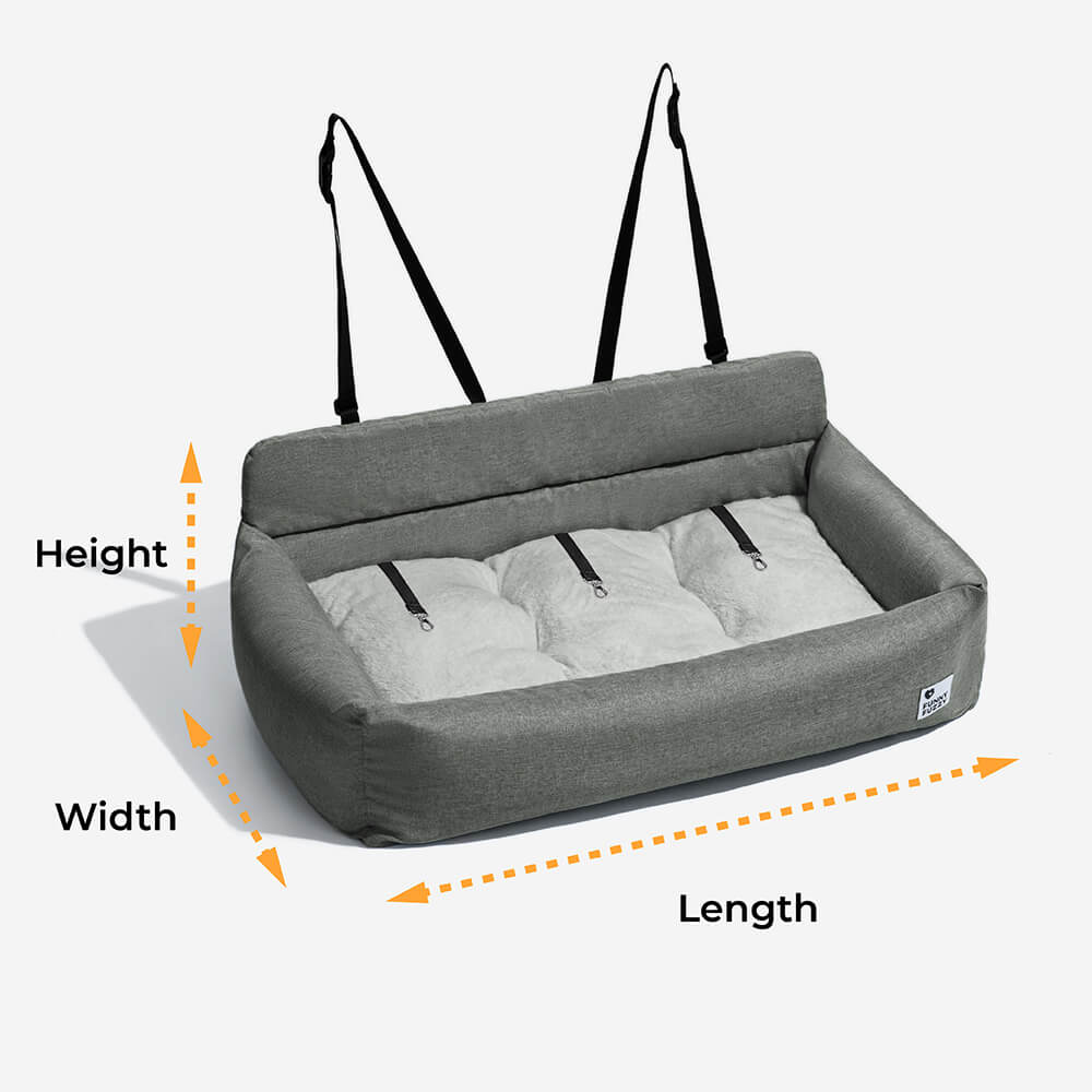Travel Bolster Full Durable Washable Dog Car Back