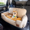 Travel Bolster Safety Medium Large Dog Car Back Se