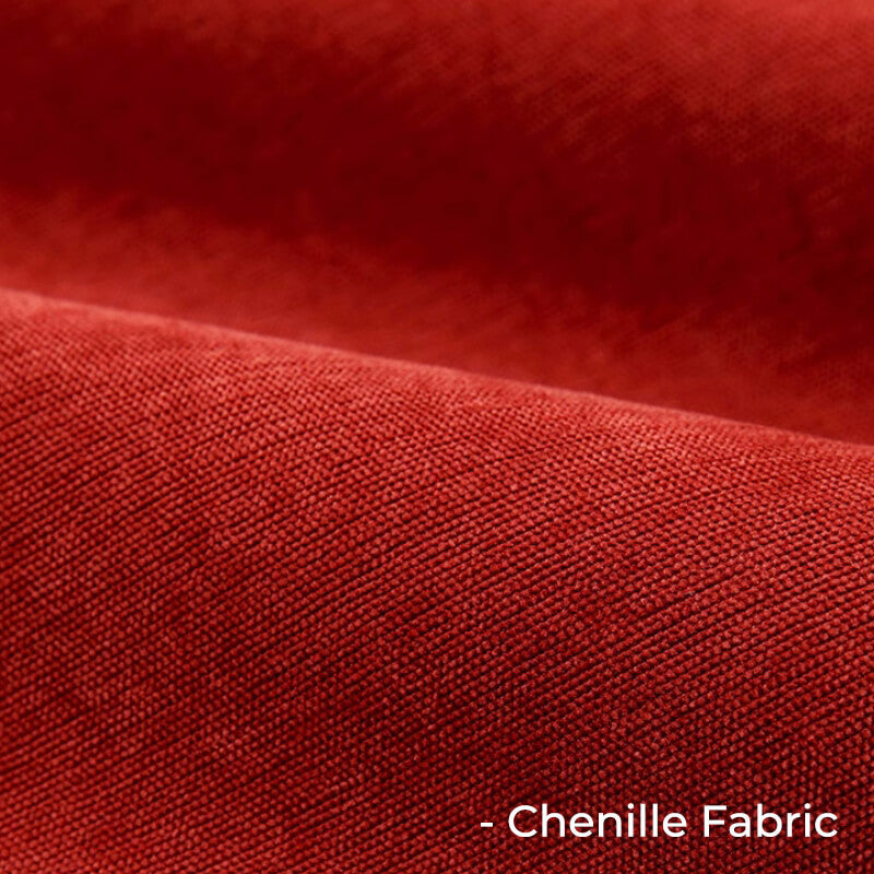 Geometric Decor Solid Color Chenille Non-Slip Comf