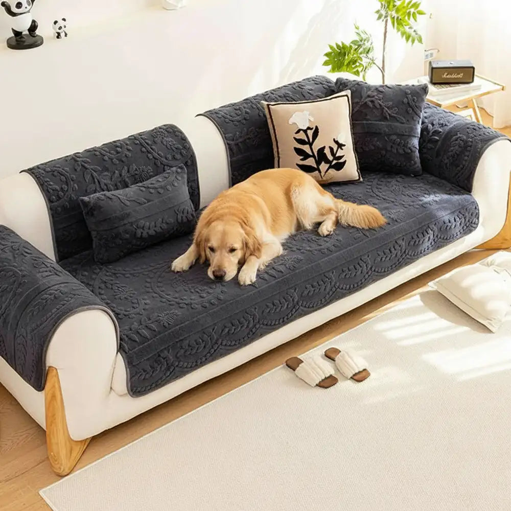 Jacquard Plush Comfortable Scratch-Resistant Non-S