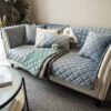 Luxury Quilted Velvet Non-Slip Couch Cover