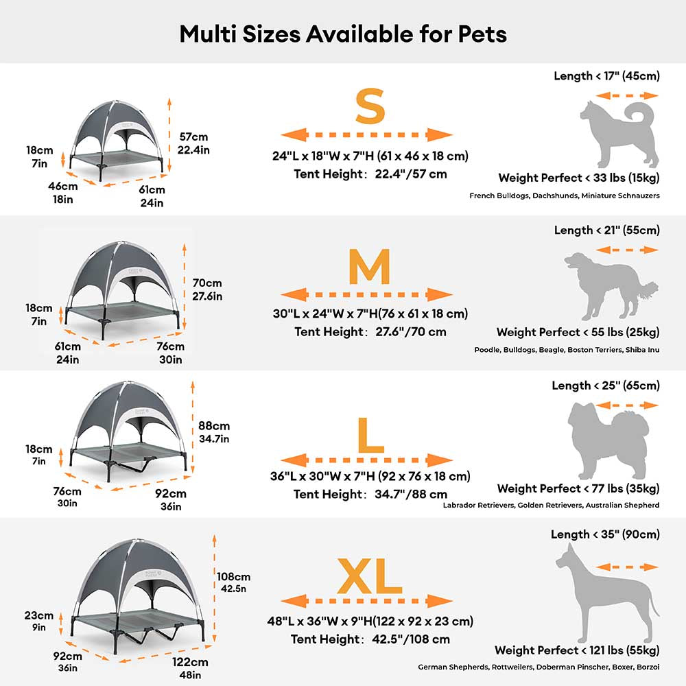 Multi-Functional Breathable Cooling Elevated Dog B