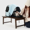 Outdoor Travel Expandable Breathable Cat Carrier B