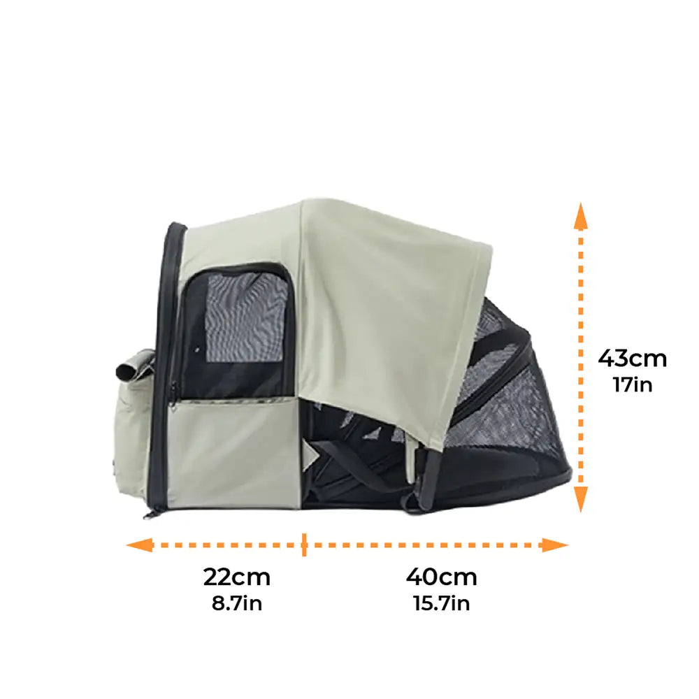 Outdoor Travel Expandable Breathable Cat Carrier B