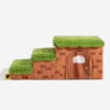 Retro Pixel Handcrafted Foldable Pet Stairs With S