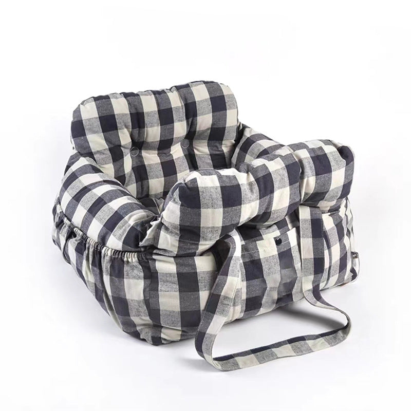 Portable Leisure Outing Pet Bolster Large Dog Car