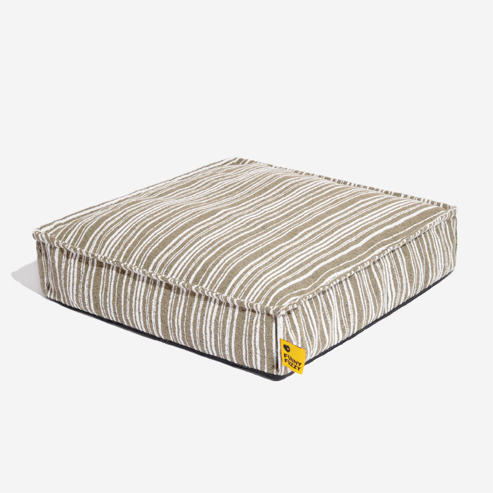 Sustainable Storage Pouf Ottoman & Dog Bed - Funny
