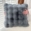 Ultra-Soft Faux Rabbit Fur Skin-Friendly Full Prot