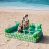 Stripe Waterproof Foldable Large Dog Sofa Bed - Su