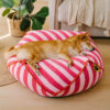 Trendy Striped Pattern Polygonal  Calming Bean Bag