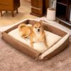 Stylish Expandable Ergonomic Calming Dog Bed - Tra