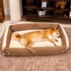 Stylish Expandable Ergonomic Calming Dog Bed - Tra