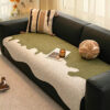 Stylish Irregular Contrast Chenille Scratch-Resist